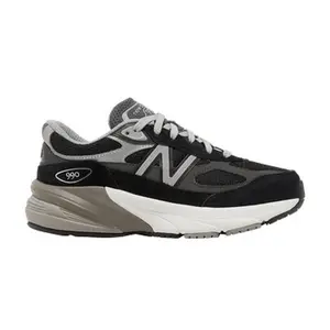 New Balance 990v6 Big Kid 'Black Silver'