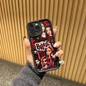 Edgy Bratz Doll Collage Phone Case for iPhone 16 15 14 13 12 11 17Pro Max,for Samsung S25 S24 S23 S22 Ultra,protecting sturdy and durable phone case, a Halloween and Christmas gift for his/her family and friends