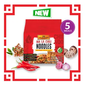 Lee Kum Kee Noodles – 5Pack/Set-Mala Chili / Soy & Shallot