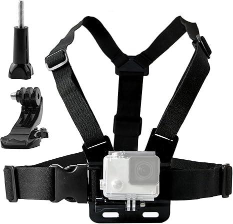 Premium Chest Phones Holder strap Capture Amazing TikTok Videos Hands-Free | Great for Vlogging, Fitness, Hiking, Cycling | Universal Fit for Smartphones | Stable, Lightweight, and Adjustable |Clip Cellphone Stand Mount Rubber