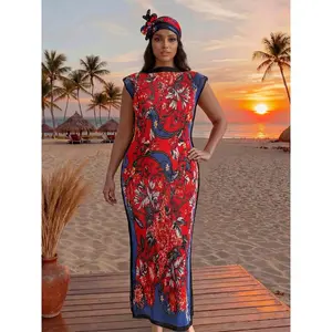 Women's Animal Print Beach Cover Up – Lightweight Summer Shawl, Sun Protection Scarf, Swimwear Wrap, Vacation & Resort Fashion, All-Season Accessory