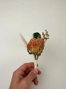 Custom Wedding Boutonniere