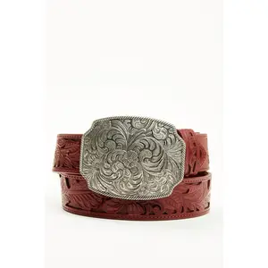 Westerly Drive Red Tooled Belt