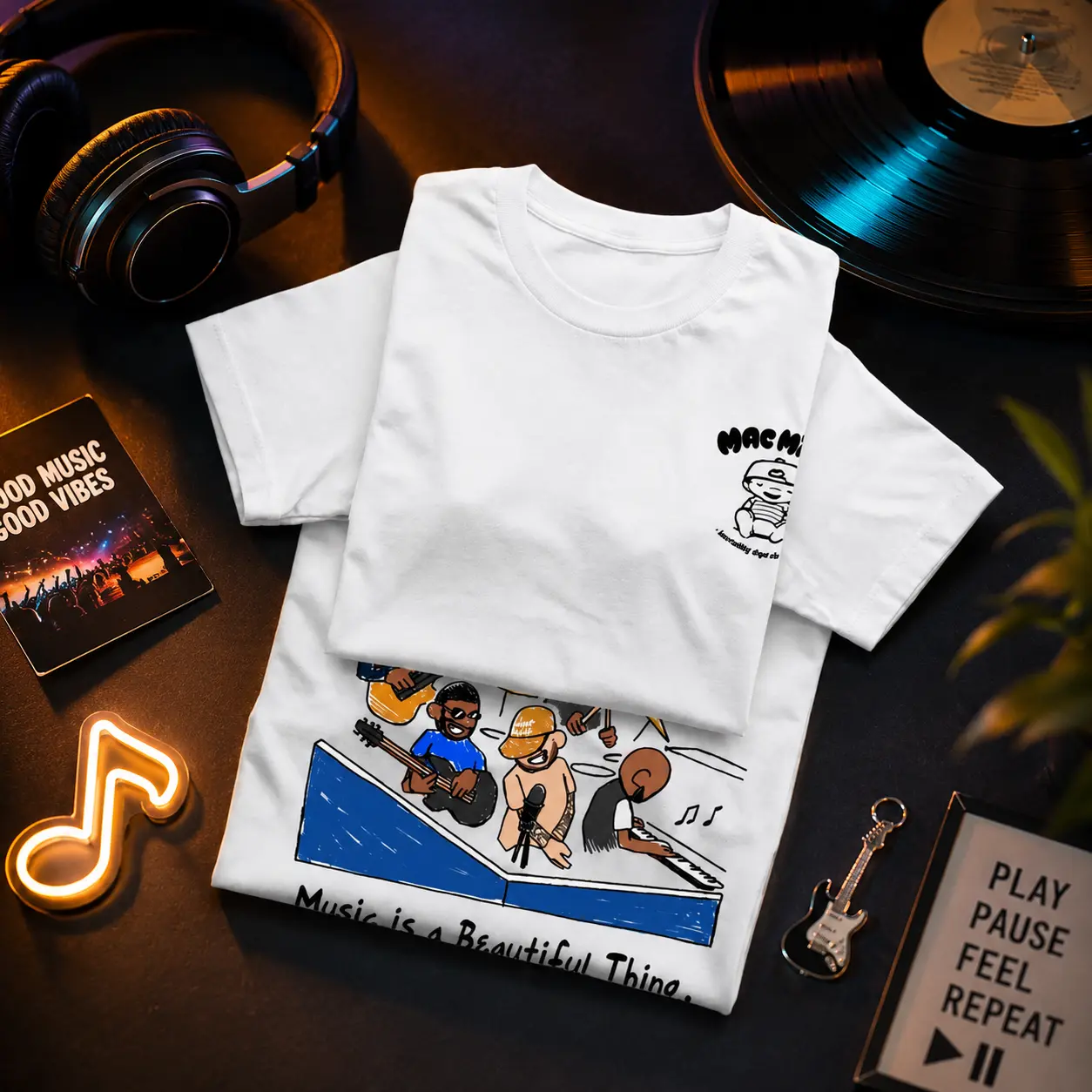 Music Graphic T-Shirt, Vintage Rap Inspired Tee, Unisex Hip Hop Shirt, Music Lover Outfit, Gift for Fans