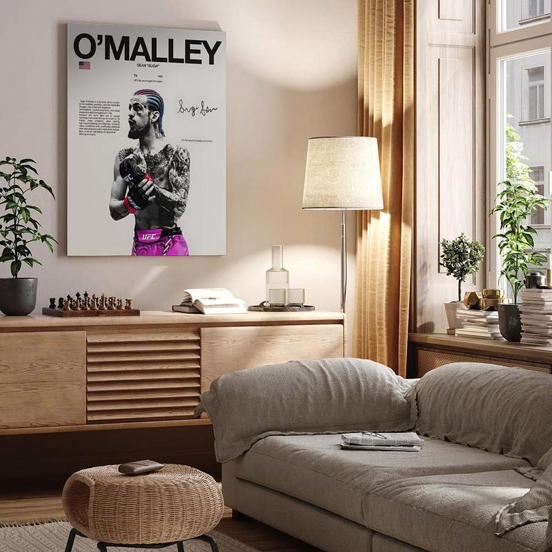 Sean O'Malley poster, UFC wall decoration, MMA digital poster, UFC bantamweight champion, UFC men's gift, sports poster, gym decoration, poster gift