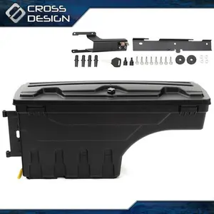 CROSSDESIGN Car Seat Gap Catcher Storage Box Toolbox Fit FOR Ford F-250 350 Super Duty 2017-2020