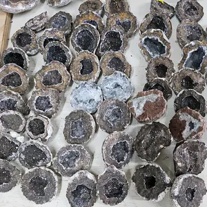 Split open Las Choya Geodes