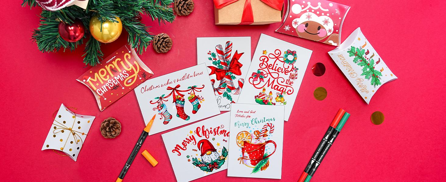 Ohuhu Markers: Brush & Fineliner Dual Tips - 120 Colors - Brush Pens Dual Brush Fine Tip Drawing Pens Water-Based Coloring Markers for Calligraphy Bullet Journal with Carrying Case for Adult Coloring Books - Black - Maui Series of Ohuhuart