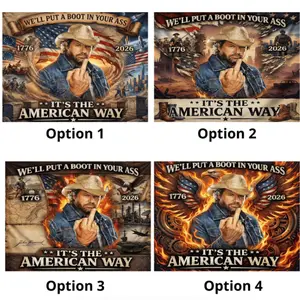 Toby Keith Red White And Blue Tapestry, We'll Put A Boot Tapestry Flag, Home Decor Decor Gift
