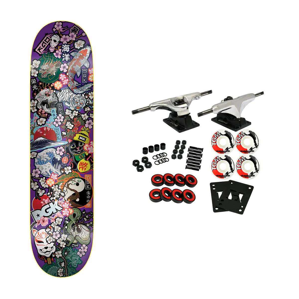 DGK Skateboard Complete Eastern Slaps 8.25" x 31.85"