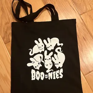 Boo-nies Ghost Bunny Tote Bag