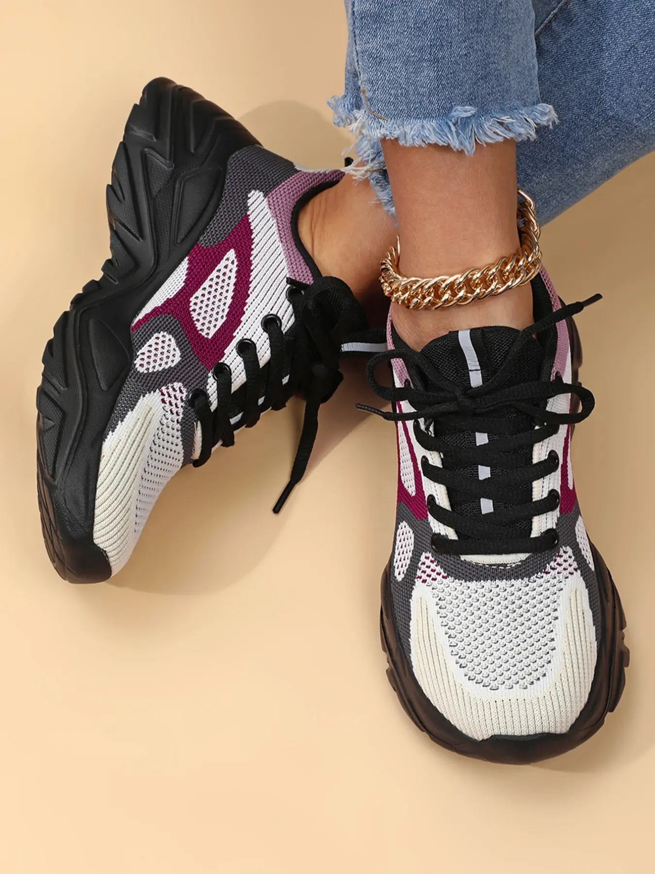 New Outdoor Couple Road Running Shoes, Sporty Style, Lightweight Breathable Eva Sole, Low Top Textile Upper, Perfect for All Seasons, Running Sports Shoes, Running Athletic Shoes, Running Sneakers, Running Sports Footwear