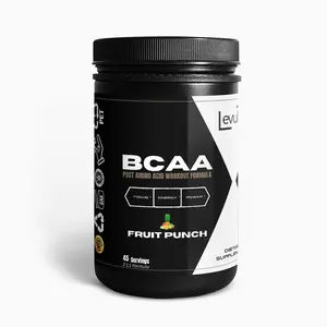 EVULV BCAA Powder | Essential Amino Acids | Fruit Punch Flavor | 45 Servings