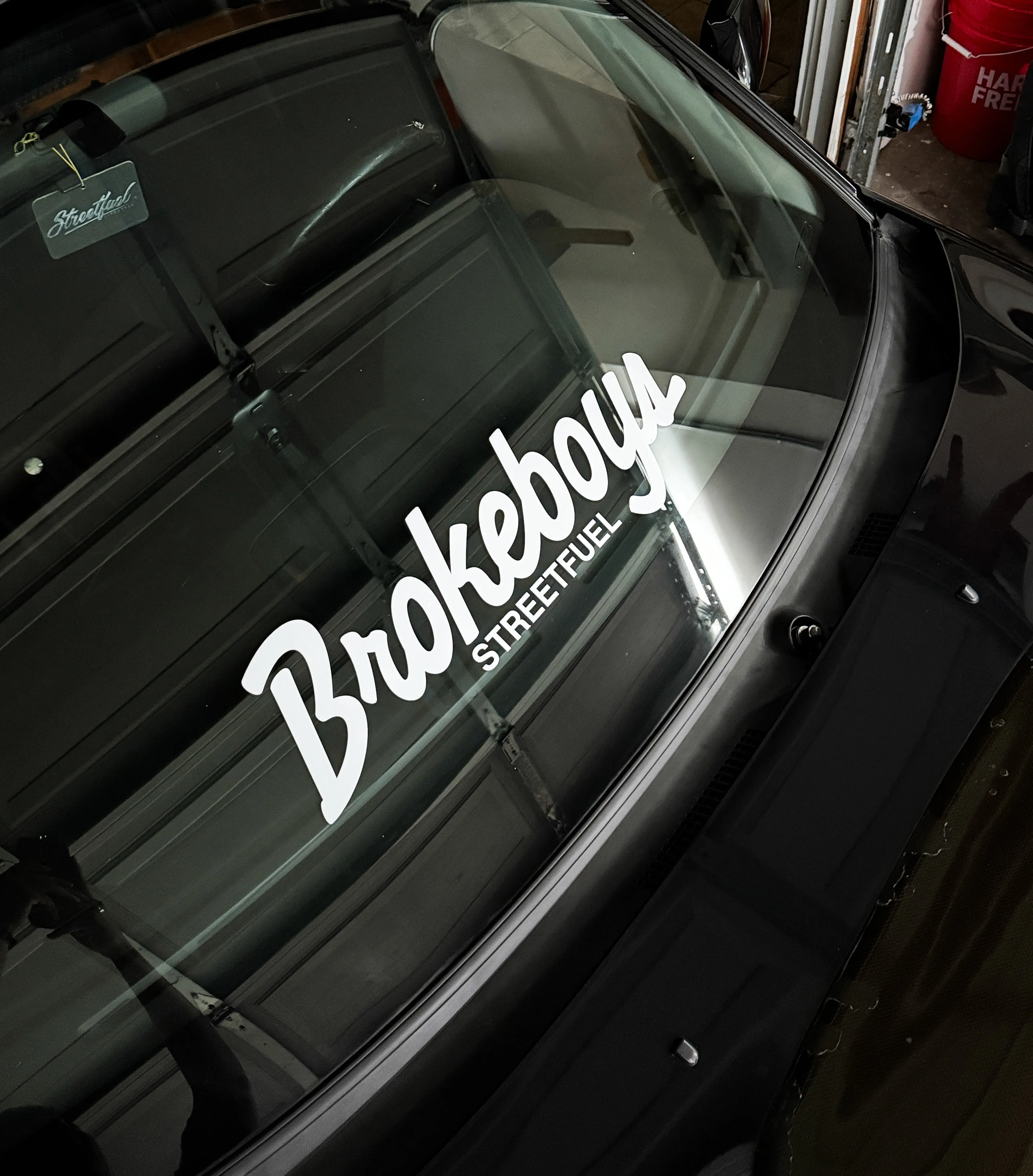 Brokeboys V2 Banner - Rear Window Vinyl Car Banner