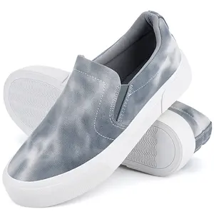 JENN ARDOR Women's Slip On Shoes Fashion Sneakers Comfortable Walking Flats Casual Shoes Footwear Girl Walking Shoes shoes for women Rubber Classic summer shoes Soft Leather summer shoes Slip Resistant