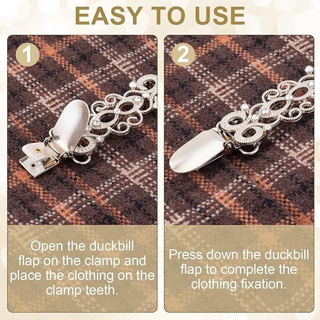 Dress Waist Cinch Clip, Adjustable Dress Tightener for Summer Dresses, Sweaters, Coats & Scarves