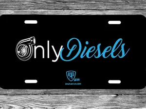 Only Diesel's License Plate - Perfect Addition to Any Automotive Collection