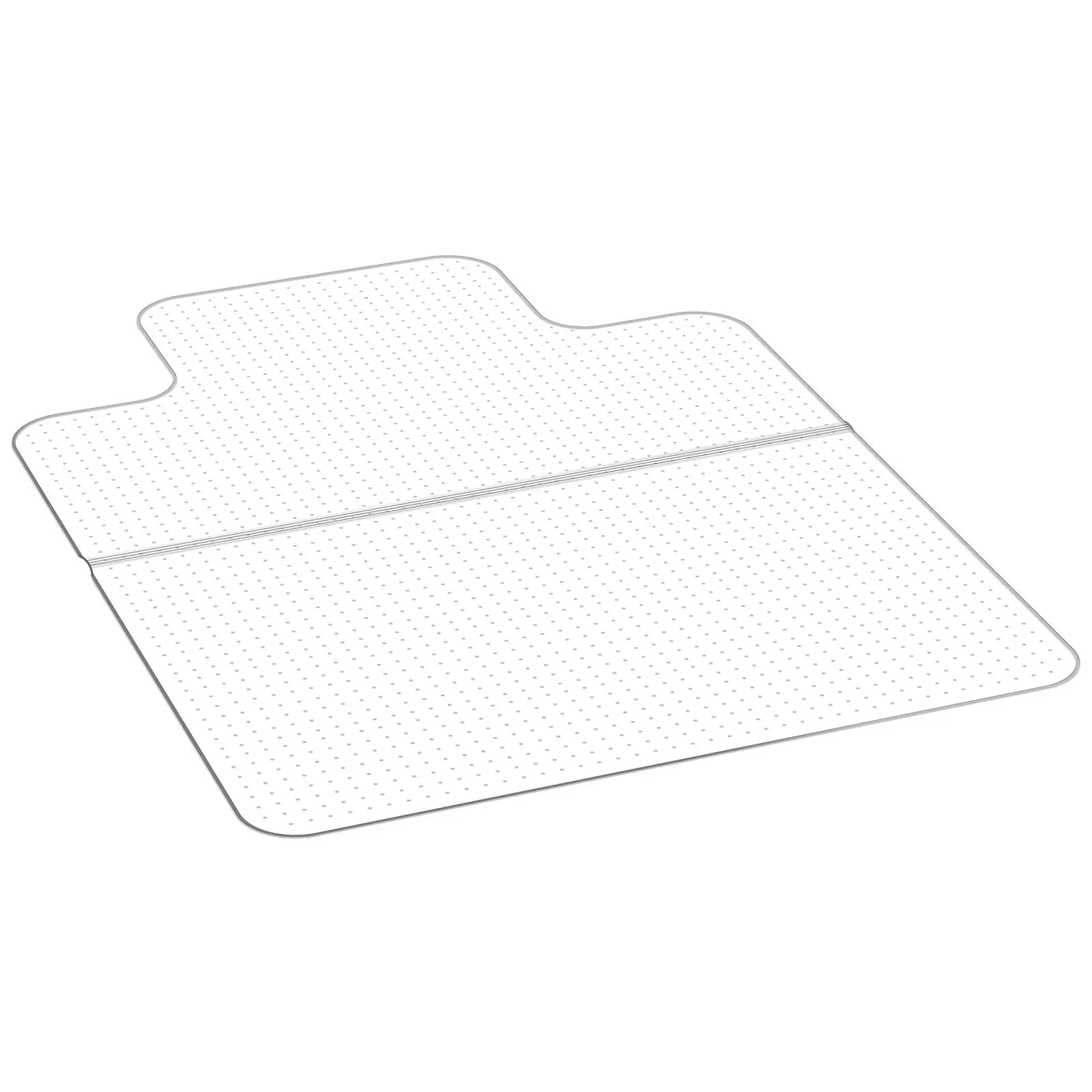 【SummerFinds】VEVOR Studded Rectangular PVC Plastic Chair Mat with Lip, 36x48-in Low-Pile Carpet Floor Protector, Non-Slip Waterproof Easy-Clean Under-Desk Mat for Home Office