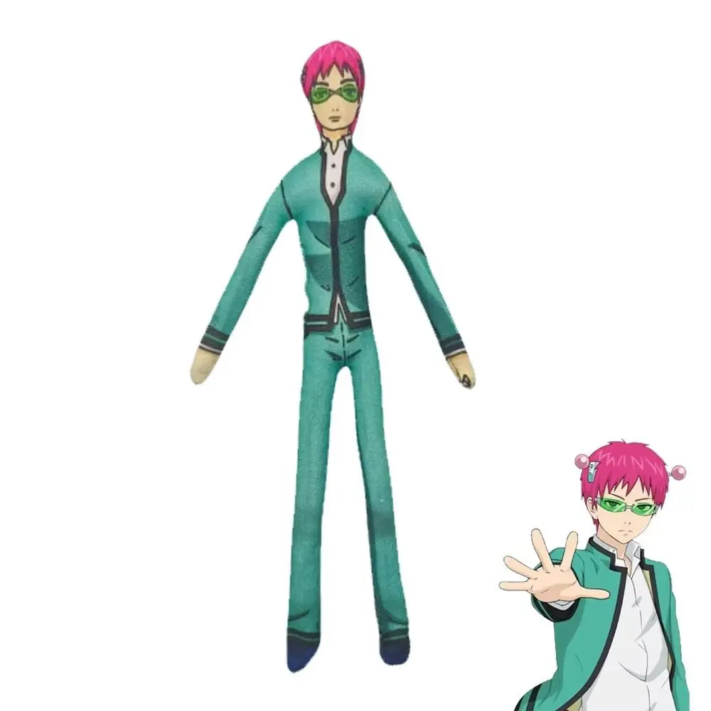 Anime The Disastrous Life of Saiki K Saiki Kusuo Cosplay Doll Twistable Shape Room Decoration Abstract Cartoon Figure Dolls Gift