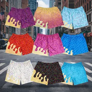 BL.101 | 5" Ice Cream Drip Mesh Athletic Shorts - Premium Lightweight Summer Shorts for Men