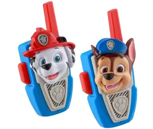 Paw Patrol Toy Walkie Talkies for Kids, Static Free Extended Range Indoor and Outdoor Toys (Chase Marshall)