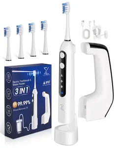 Dual-Action Sonic Electric Toothbrush & Water Flosser Combo – All-in-One Professional Oral Care System Rechargeable USB Travel Bidet Sprayer plaque cleaner