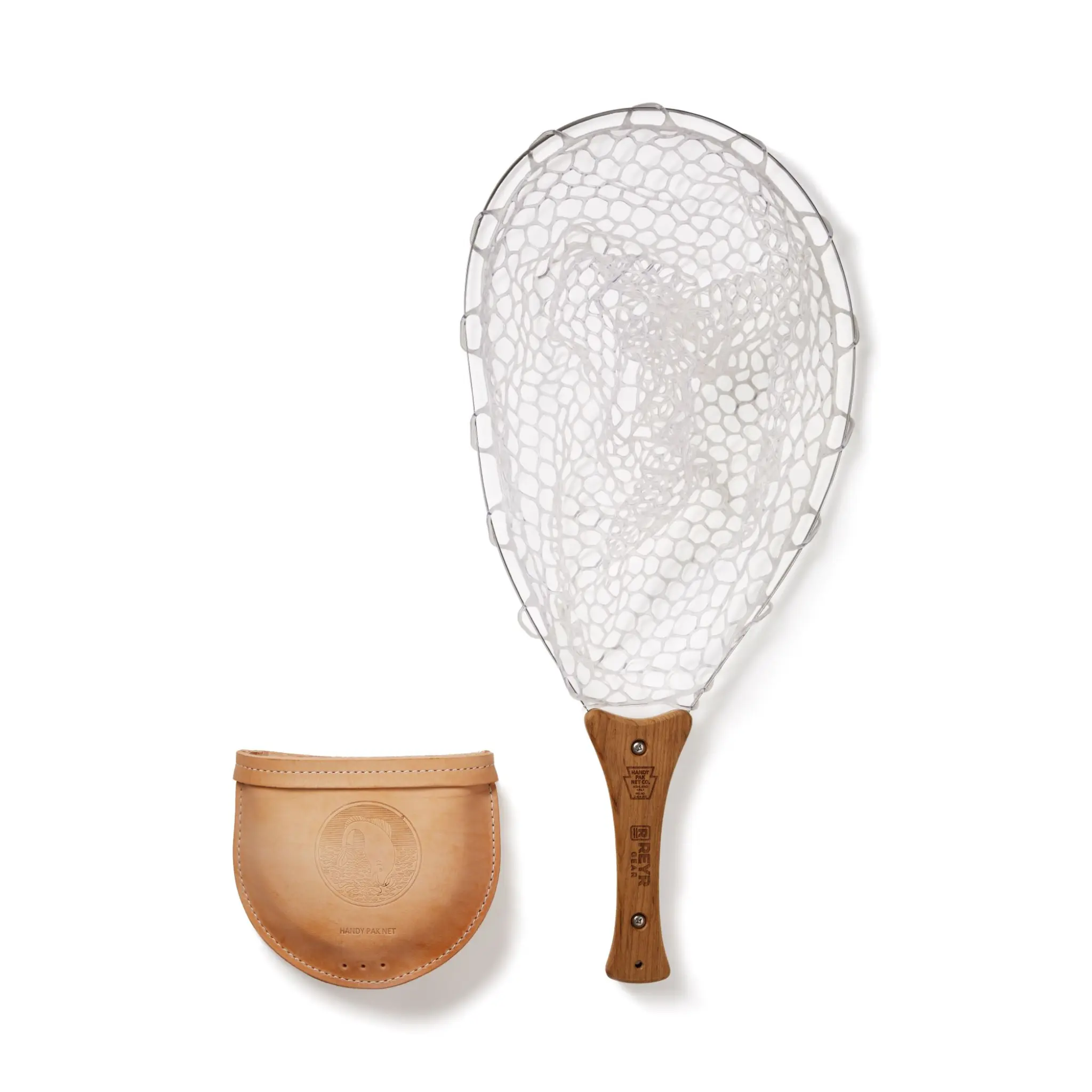 Collapsible Insta-Net Fly Fishing Landing Net with Belt Pouch 
