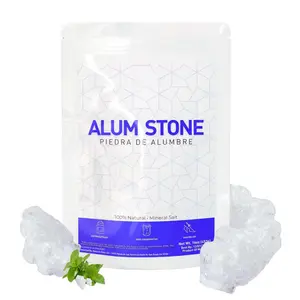 Premium Quality Large Alum Stone 16 oz (453g) - Natural Crystal Piedra de Alumbre | Multi-Purpose Shaving Stone for Skin Care & Healing | Piedra de Alumbre