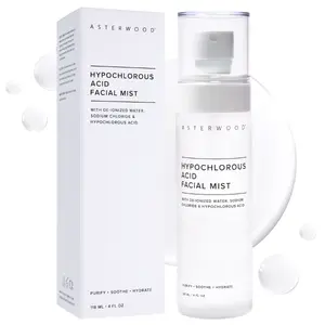 Hypochlorous Acid Facial Mist - Targets Acne, Redness, Irritation - Antibacterial, Antimicrobial - After Gym/Post-Workout Facial Mist - 4 Fl Oz