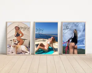 Sydney Sweeney Poster - Home Decor - Poster - Wall Art - Bikini Poster Glossy Decoration