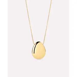 Gold Pendant - Pebble Large