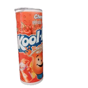 Kool-Aid Insulated 20oz Skinny Tumbler - Cherry Flavor, Artificially Flavored, Perfect for Drinks