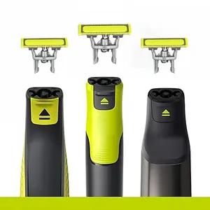 Electric Shaver Replacement Blades Set, Norelco One Handle & Trimmer Compatible, 3-Piece Razor Blade Kit for Grooming, Stylish Design