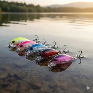 TikTok: 2.5g 4cm Micro Hard Bait Set | Slow Sinking Lures | High-Sensitivity Hook Design | Freshwater Saltwater Fishing Gear for Bass Trout | Lifelike Artificial Lures Kit