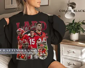 Vintage 90s Graphic Style Ladd McConkey T-Shirt, Ladd McConkey shirt, Vintage Oversized Sport Tee, Retro American Football Bootleg Gift