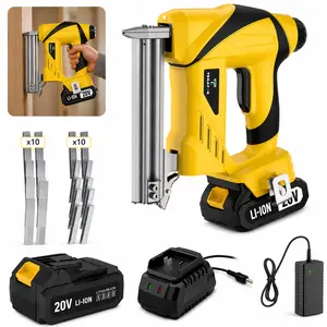 TEGATOK Cordless Nail Gun | 20V Lithium-ion Powered (with 1 Battery), Lightweight & Labor-Saving, Fast & Stable Nailing, No More Cords! Ideal for Home Renovation & Woodworking DIY, Get Perfect Nailing in One Go!