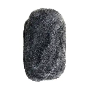 Perfect Tranzitions Afro Kinkys Human Hair Bundle For Making,repairing & Bulking Locs 8 Inch Long Afro Kinky Bulk Human Hair For Locs  Kinky Human Hair For Twisting & Braiding 1Oz(Salt & Pepper 8 inches)