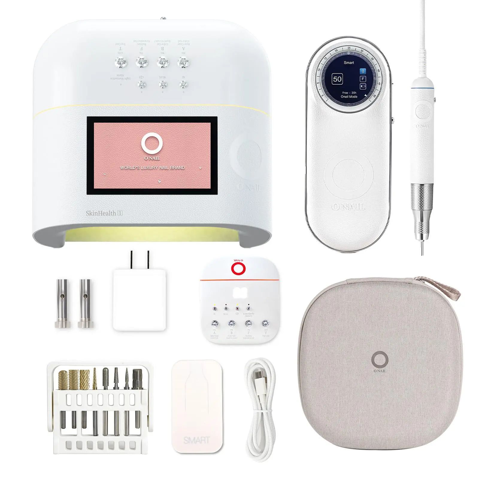O Nail AI LED Nail Lamp and Professional Nail Drill Set