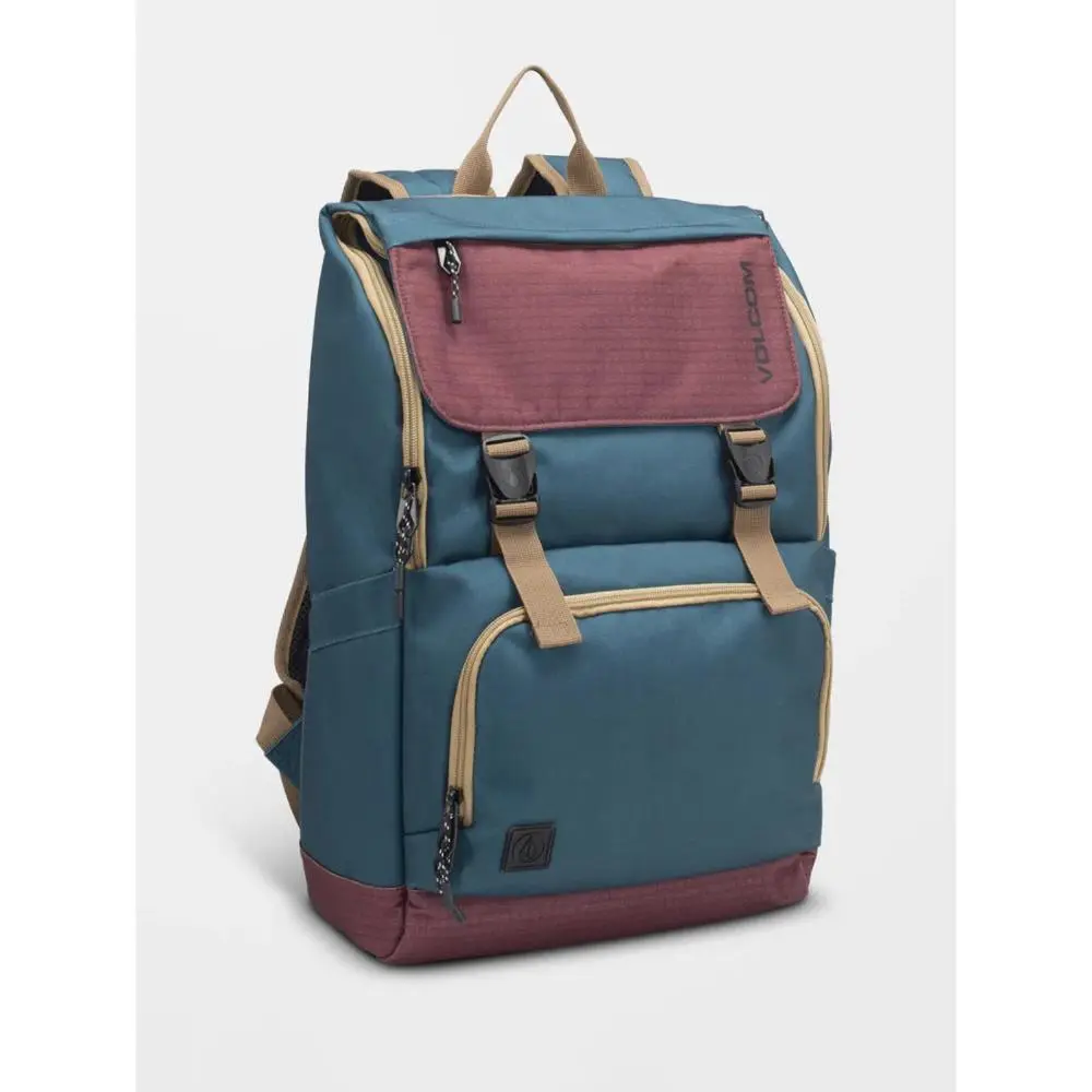Volcom Charter Fold-Over Portable Backpack - Storm Blue, One-Size (O/S) | Functional Luggage & Bags Portable Backpacks