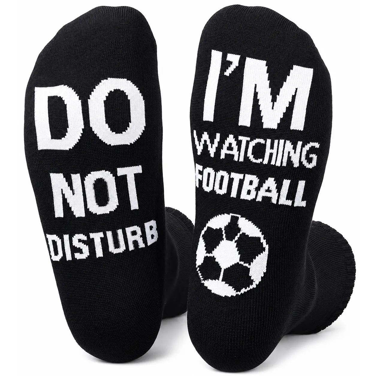 Football Gifts for Men, Funny Football Socks for Dad Husband Boyfriend Brother, Do Not Disturb I'm Watching Football Stitched, Novelty Stocking Fillers, Birthday Christmas Fathers Day Gift