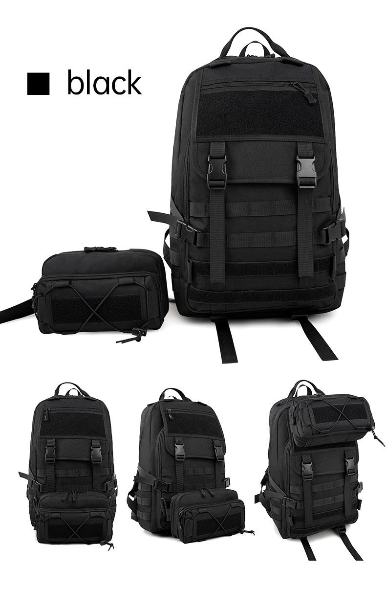 Jumahe 50L High-Capacity Male Tactical Backpack - Military MOLLE Bag with Detachable Pouch, Long-Lasting Molle Webbing System, Flexible Storage for Outdoors Hiking