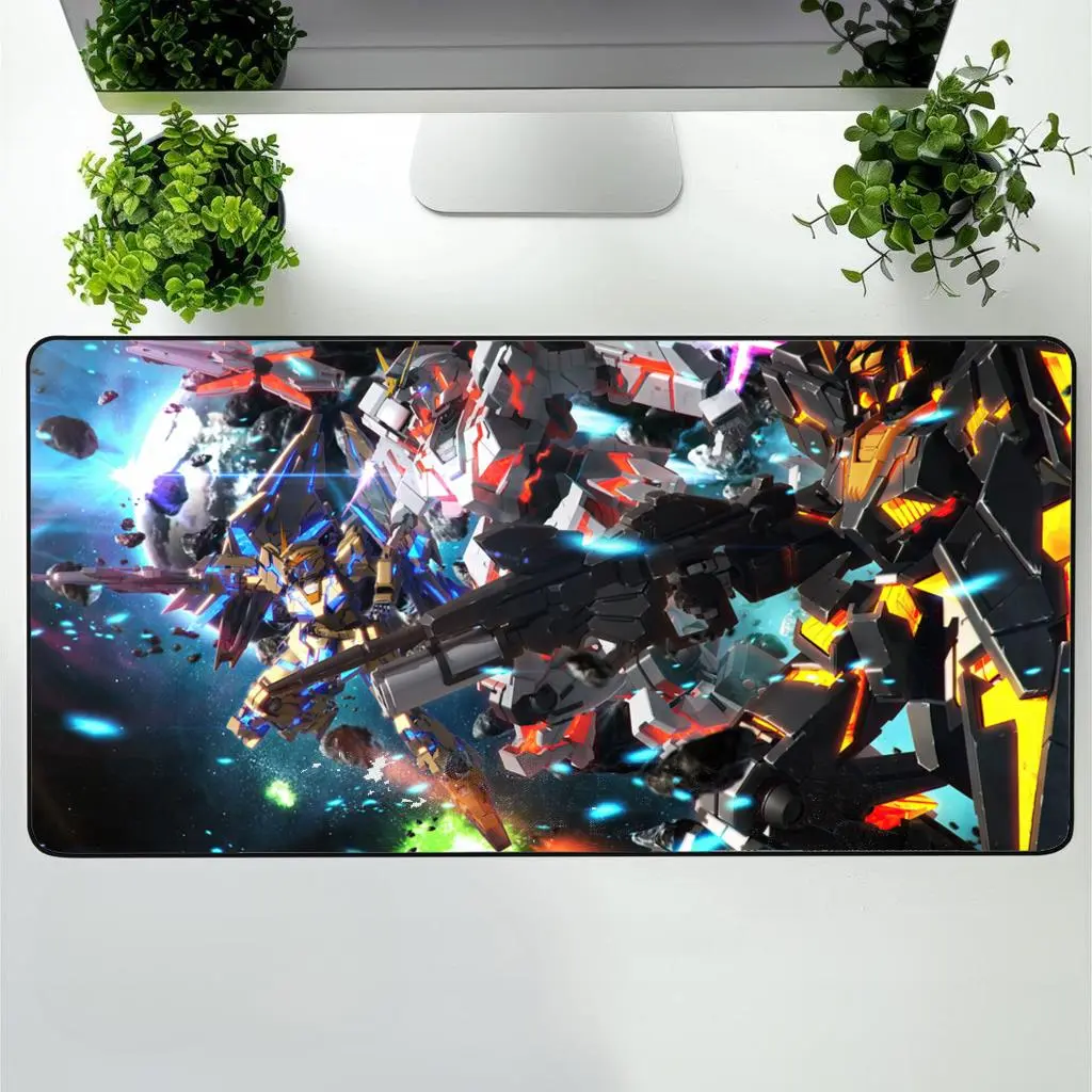 Gundam Space Battle Desk Mat, Mecha Action Mouse Pad