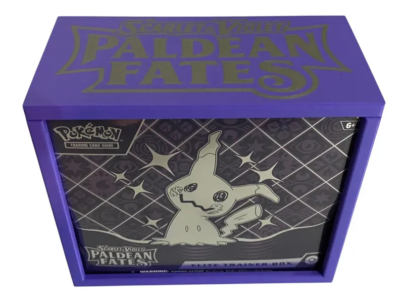 paldean fates booster box case Pokémon TCG Paldean Fates Booster Bundle Display with Acrylic Case