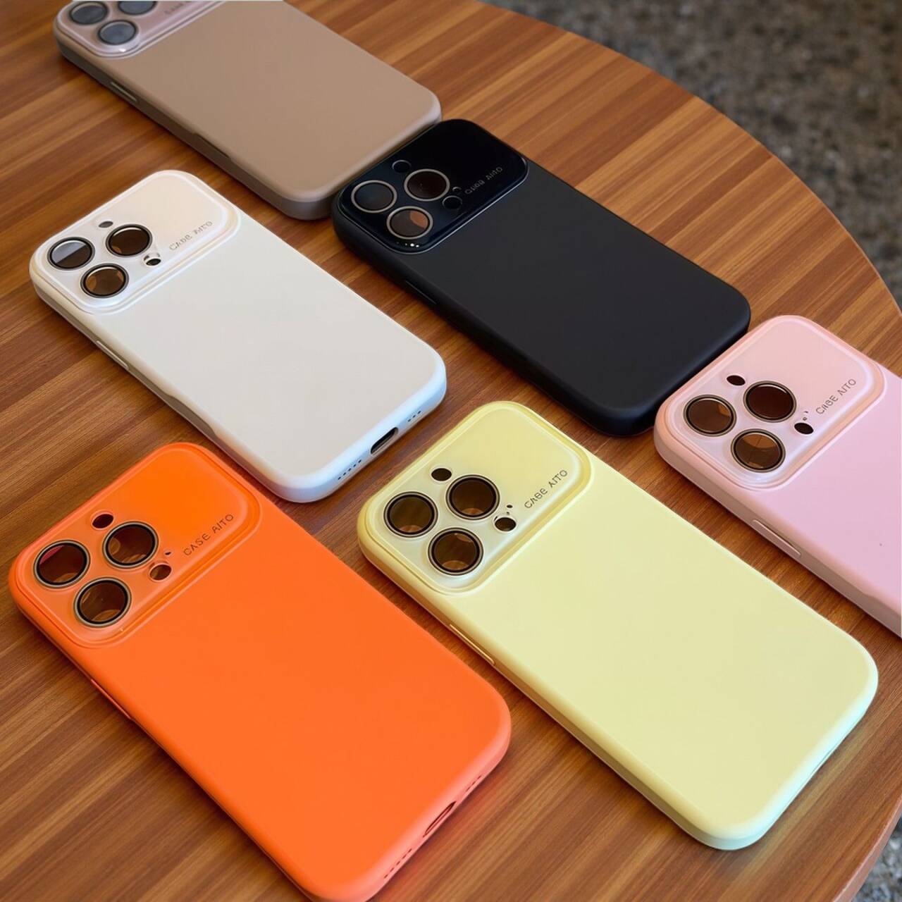 Ins Dopamine Solid Color Liquid Silicone Case, Full Body Soft Touch Cover, Anti-Scratch Acrylic Lens Protection, Shockproof Bumper Phone Case for iPhone 17/16/15/14/13/12 Pro/Pro Max/Air Perfect Gift for Her/Him