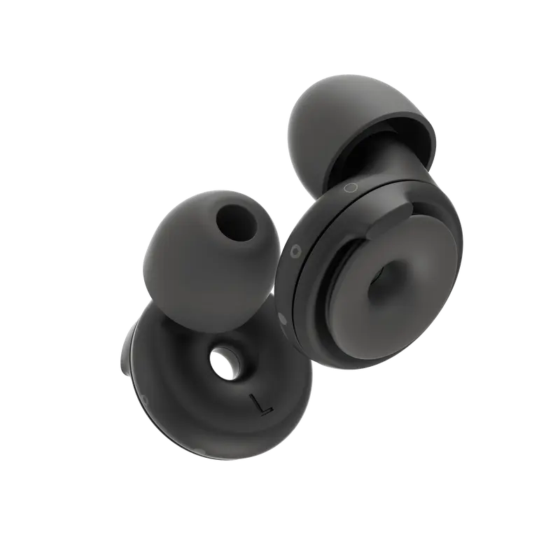 Loop, Switch Earplugs, Versatile Volume Control for Focus & Socializing, 3 Manual Sound Settings, 1 Pair + Case