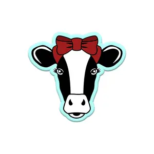 Cow With Bow Cookie Cutters