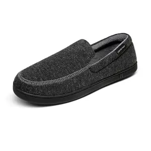 DREAM PAIRS Men's House Slippers Moccasins Style For Indoor/Outdoor With High-density Memory Foam Winter Warm House Shoes