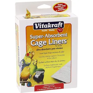 White Cage Liners 20" X 18" - Absorbent & Washable for Parrot, Conure, Cockatiel Cages - Reusable Bird Cage Pads - Soft & Comfortable Pet Bedding - Easy to Clean & Odor Control Large Wrought Iron Bird Cage oriole  feeder bird  feeders