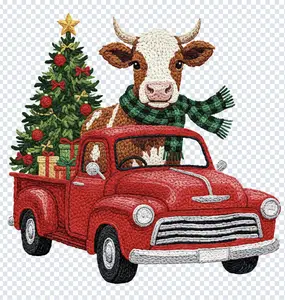 Kids Crochet Christmas Gangsheet DTF Heat Transfers for Crafts, 28 Pre-Made 22"x60" Ready-To-Press Transfers with Fast Shipping