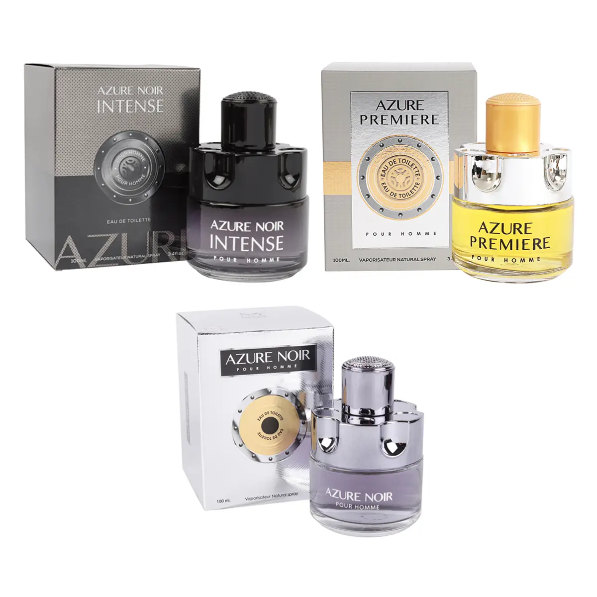 Trio Men's Cologne Bundle - Premiere, Noir Pour Homme and Noir